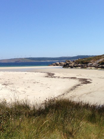 Strand in Muxia, Jakobsweg