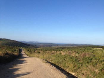 auf dem Weg nach Lieres, Jakobsweg