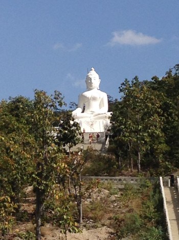 Weißt Buddha bei Pai