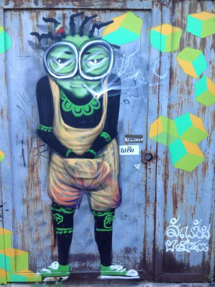 Streetart Chiang Mai Dezember 2015