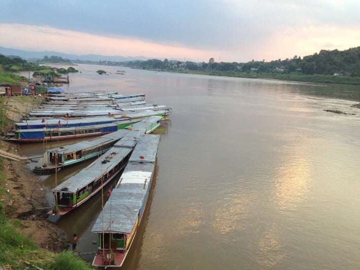Slowboats in Laos