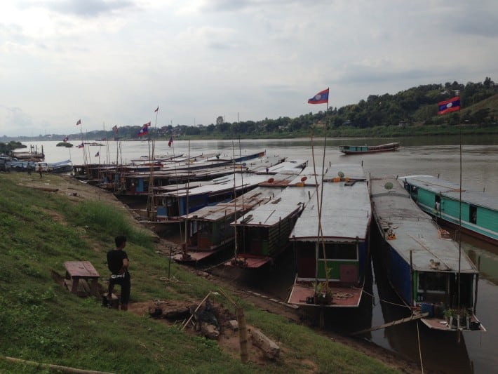 Pier in Laos