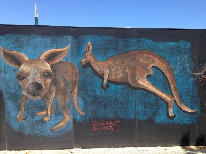 Streetart März 2016 in Australien, Perth