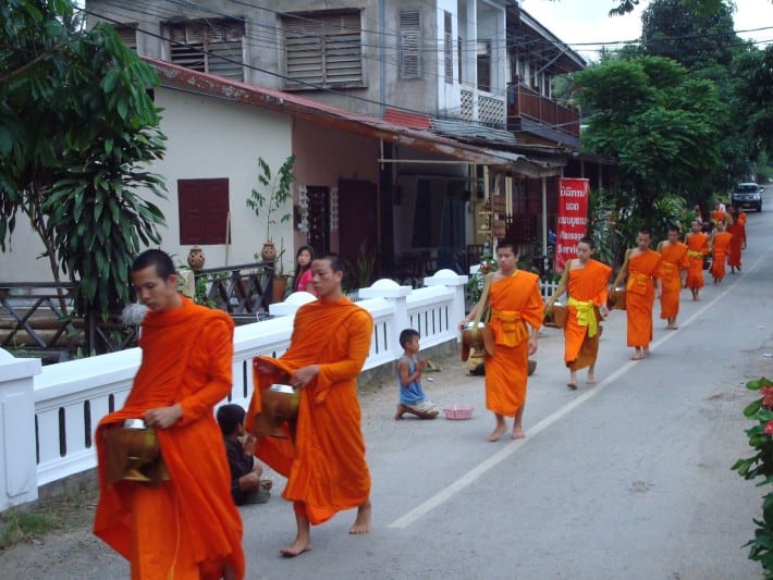 Mönche in Luang Prabang 