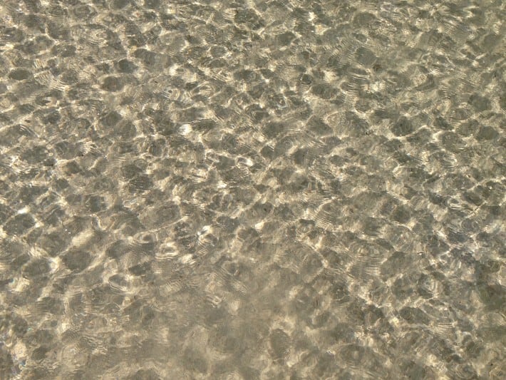 Unglaublich klares Wasser