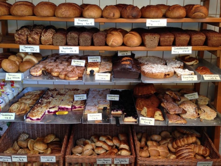 Angebot in der Bäckerei 