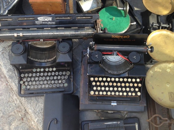 alte Schreibmaschinen El Rastro 