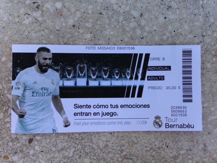 Ticket Santiago Bernabeu 