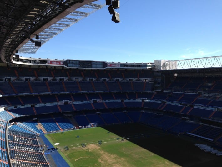 Aussicht Santiago Bernabeu