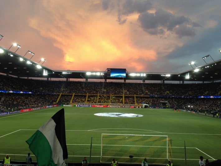 Champions League: Im Stadion