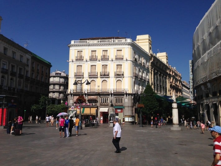 Puerta de Sol in Madrid 