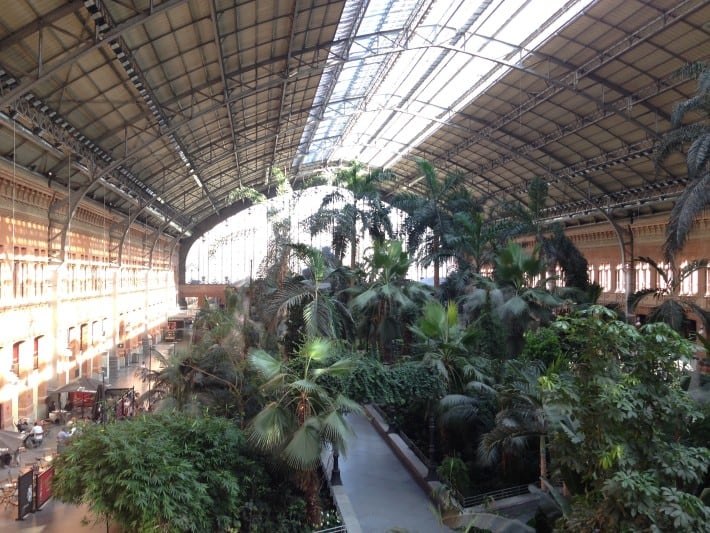 Bahnhofshalle Atocha Bahnhof Madrid