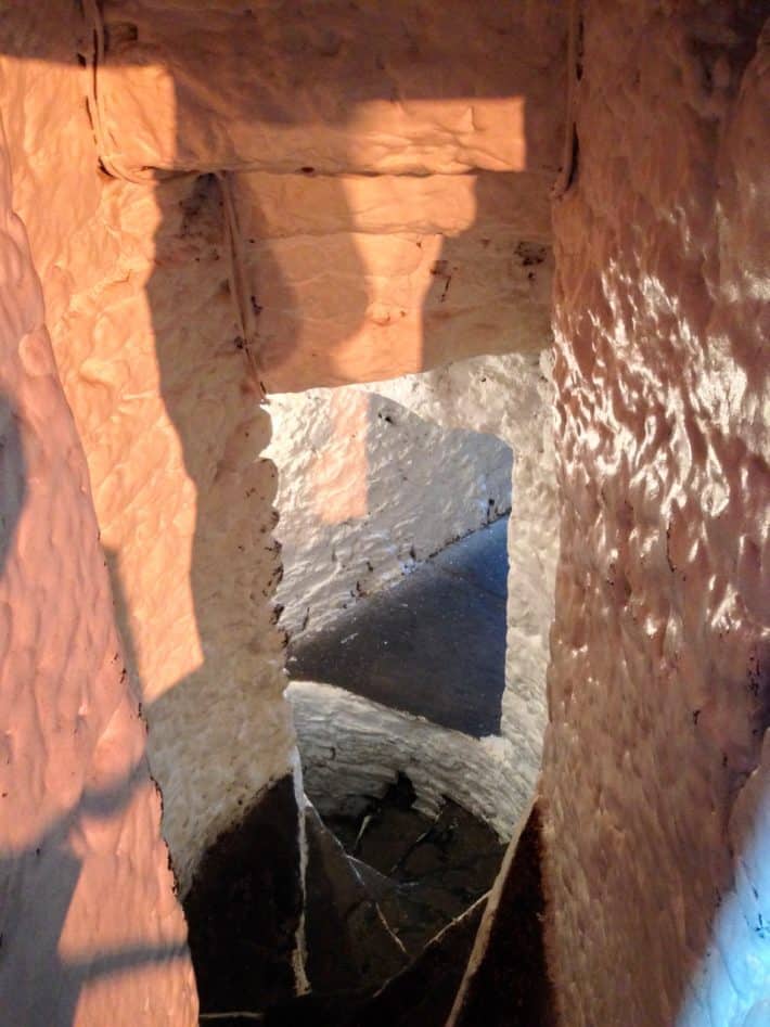 Treppe zum Kerker im Bunratty Castle