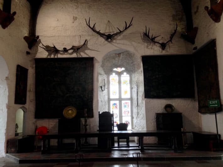 Saal über dem Bankettsaal im Bunratty Castle