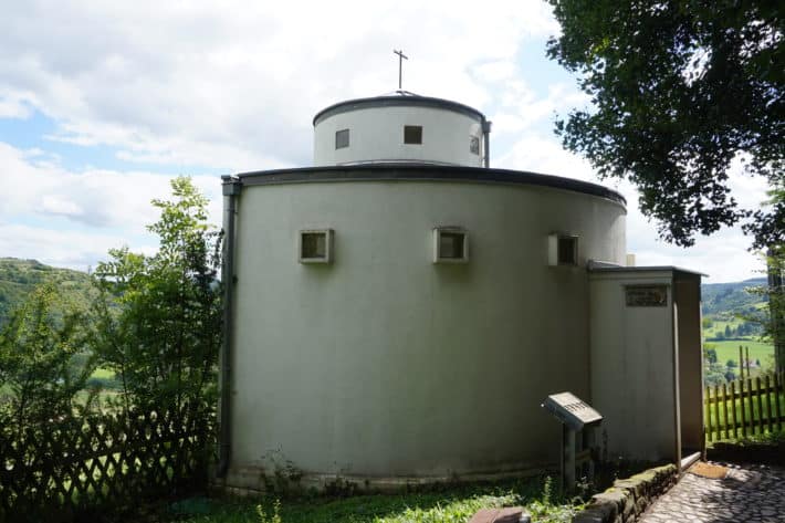 Kapelle, Klosterruine Disibodenberg, Etappenziel Hildegard von Bingen Pilgerwanderweg 