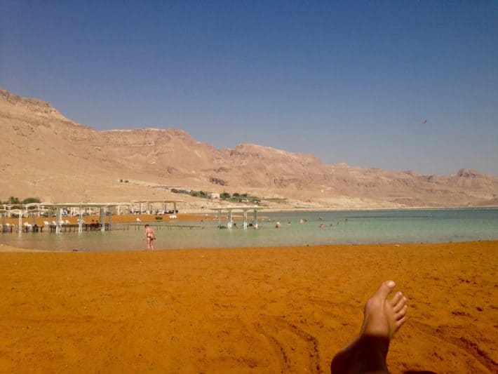 Totes Meer, Israel, Beitrag über Schuppenflechte, Strand, Meer