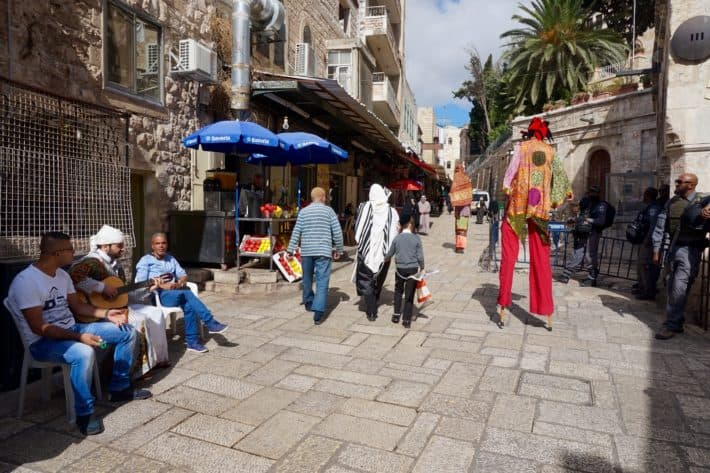 Via Dolorosa, Jerusalem, Gassen, Straßen, Kreuzwegstation 3 